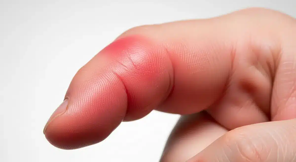 Ligamento do dedo da mão rompido