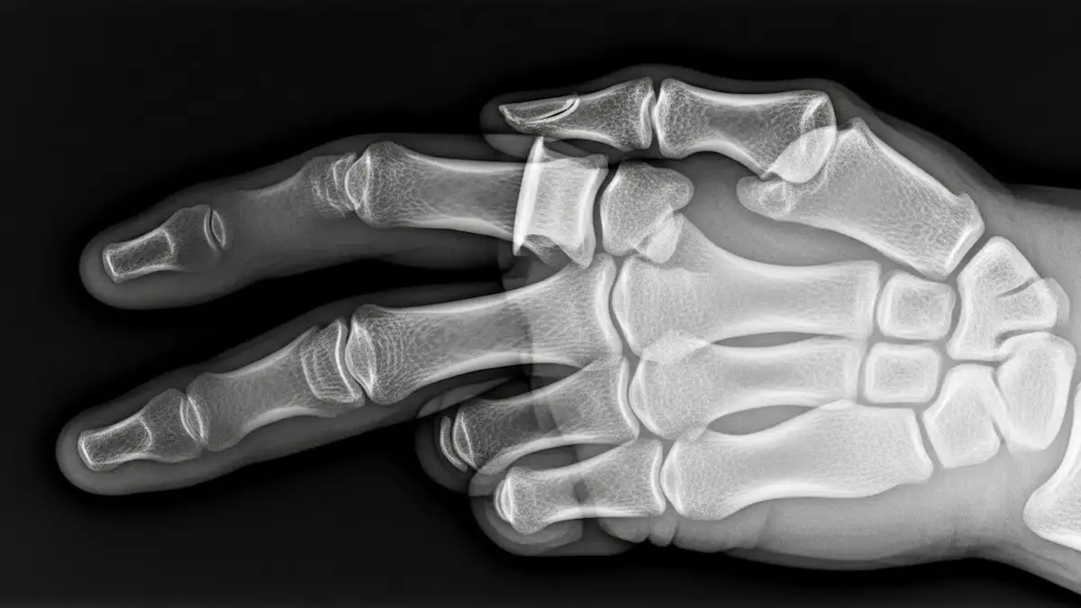 Como saber se desloquei o dedo da mão