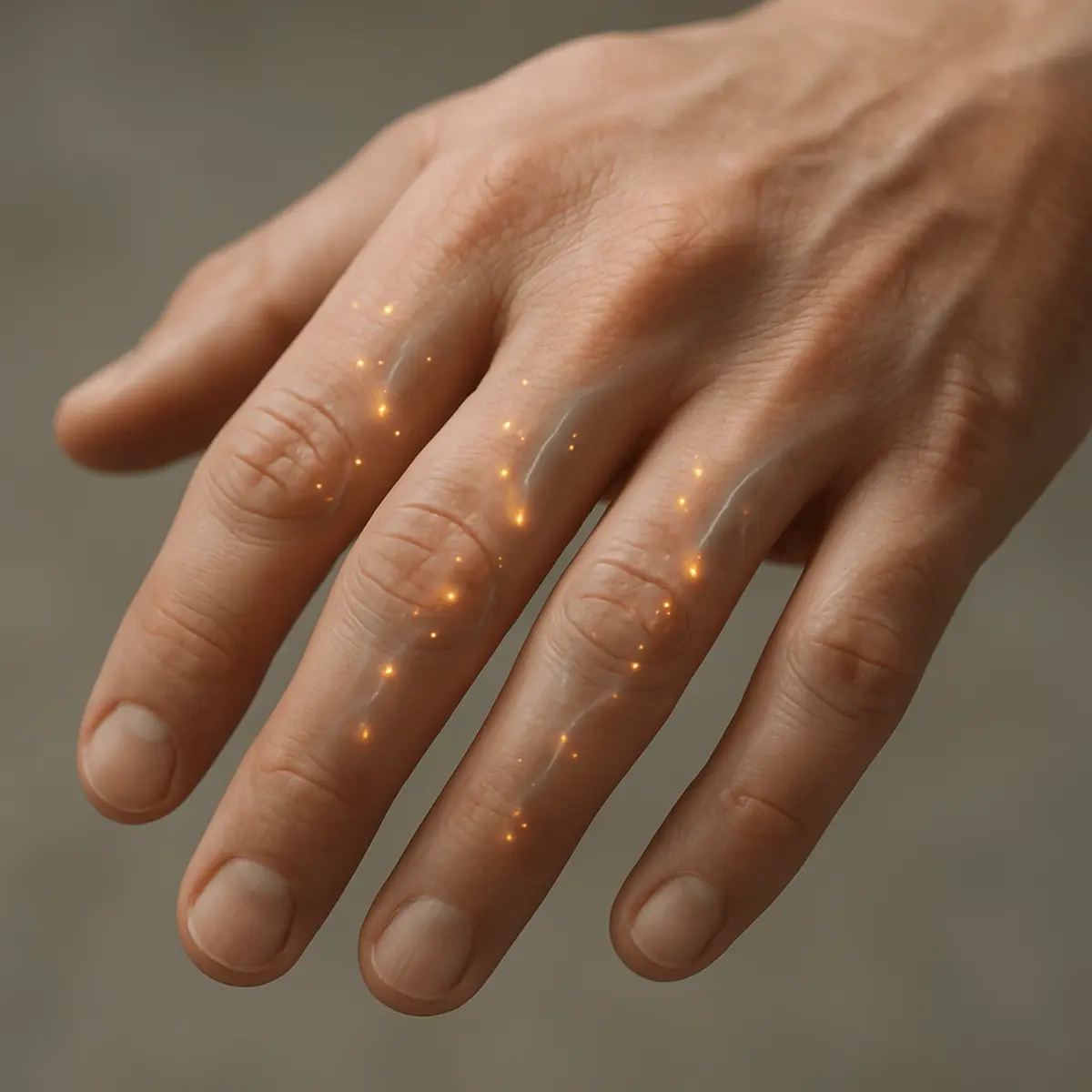 Formigamento nos dedos da mão direita