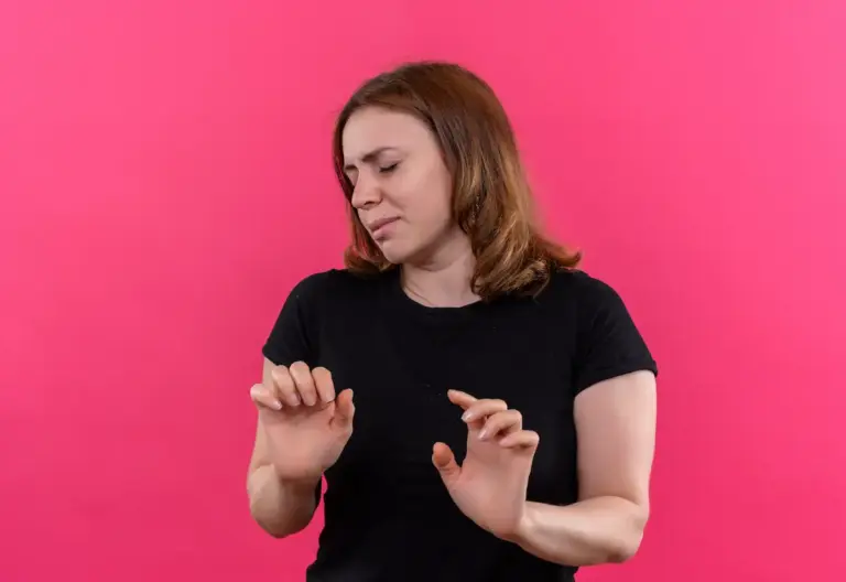 Sensibilidade na ponta dos dedos da mão